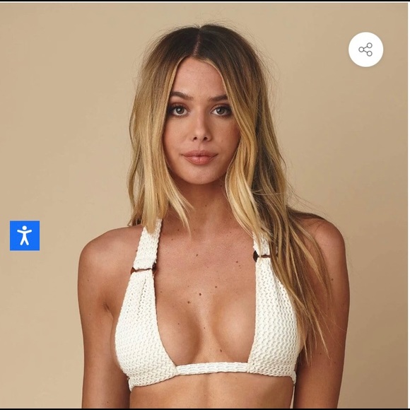 Montce Other - Montce Swim Bone Crochet Bikini Set